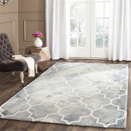 Safavieh Dip Dye Hand Tufted Rectangle Rug- Grey - Ivory- 4 x 6 ft. DDY535C-4